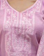 Cotton Woven Straight 3 Piece Kurta Set