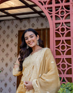 Cotton Woven Straight 3 Piece Kurta Set