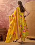 Viscose Rayon Printed Straight 3 Piece Kurta Set