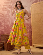 Viscose Rayon Printed Straight 3 Piece Kurta Set