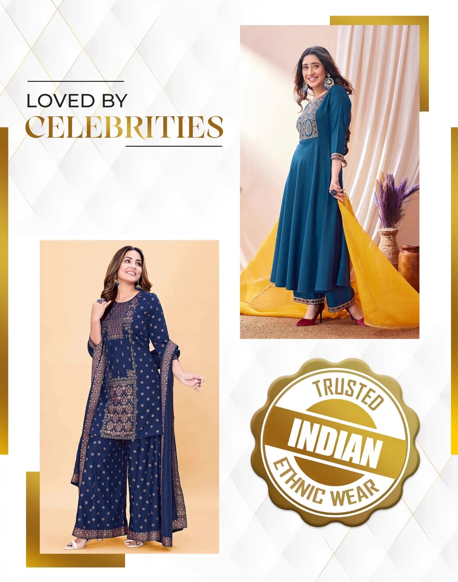 affordable round neck kurta set 