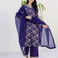 Skylee Affordable Purple Silk Foil-Printed Straight Kurta Set under 999