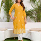 Cotton Embroidered Straight Kurti