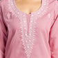 Cotton Embroidered Straight Kurti