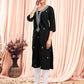 Cotton Embroidered Straight Kurti