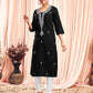 Cotton Embroidered Straight Kurti