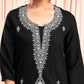 Cotton Embroidered Straight Kurti