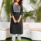Cotton Embroidered Straight Kurti