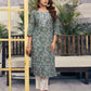Cotton Embroidered Straight Kurti