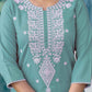 Cotton Embroidered Straight Kurti