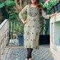 Cotton Embroidered Straight Kurti