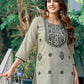 Cotton Embroidered Straight Kurti