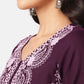 Cotton Embroidered Straight Kurti