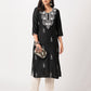 Cotton Embroidered Straight Kurti
