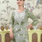 Rayon Embroidered Straight Kurti