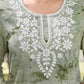 Rayon Embroidered Straight Kurti