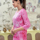 Rayon Embroidered Straight Kurti
