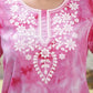 Rayon Embroidered Straight Kurti