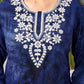 Rayon Embroidered Straight Kurti