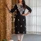 Cotton Embroidered Straight Kurti