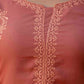 Cotton Embroidered Straight Kurti
