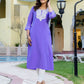 Georgette Embroidered Straight Kurti