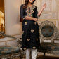 Cotton Embroidered Straight Kurti