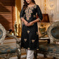 Cotton Embroidered Straight Kurti