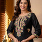 Cotton Embroidered Straight Kurti