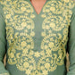 Cotton Embroidered Straight Kurti