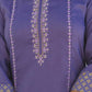 Silk Embroidered Straight Kurti