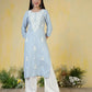 Rayon Embroidered Straight Kurti