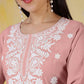 Rayon Embroidered Straight Kurti