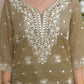Silk Embroidered Straight Kurti