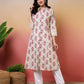 Cotton Printed Straight Kurti
