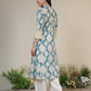 Cotton Printed Straight Kurti