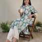 Cotton Printed Straight Kurti