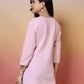 Cotton Embroidered Straight Kurti