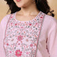 Cotton Embroidered Straight Kurti