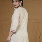 Cotton Embroidered Straight Kurti
