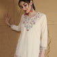 Cotton Embroidered Straight Kurti