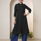 Cotton Woven Design Straight Kurti
