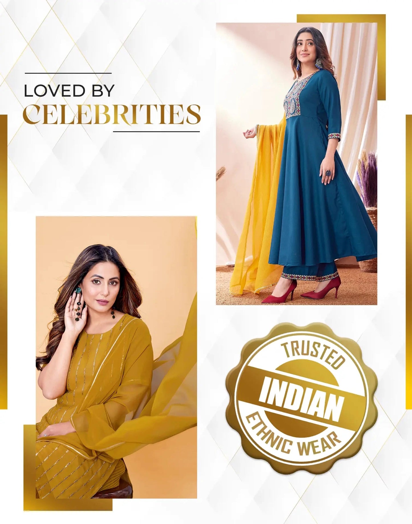 Affordable kurta set with dupatta