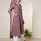 Cotton Woven Design Straight Kurti