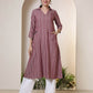 Cotton Woven Design Straight Kurti