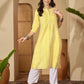 Cotton Printed Straight Kurti