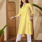 Cotton Printed Straight Kurti