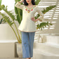 Cotton Embroidered Straight Kurti