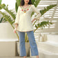 Cotton Embroidered Straight Kurti