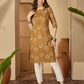 Cotton Printed Straight Kurti